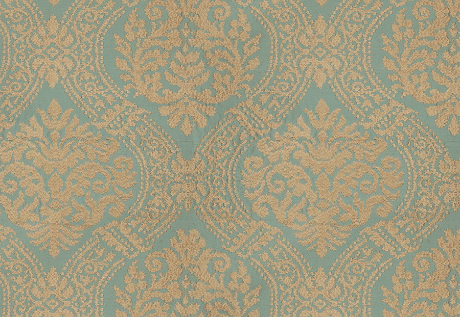 Ткань Stroheim Palace Silk Seaglass Lowry frame/Water tone