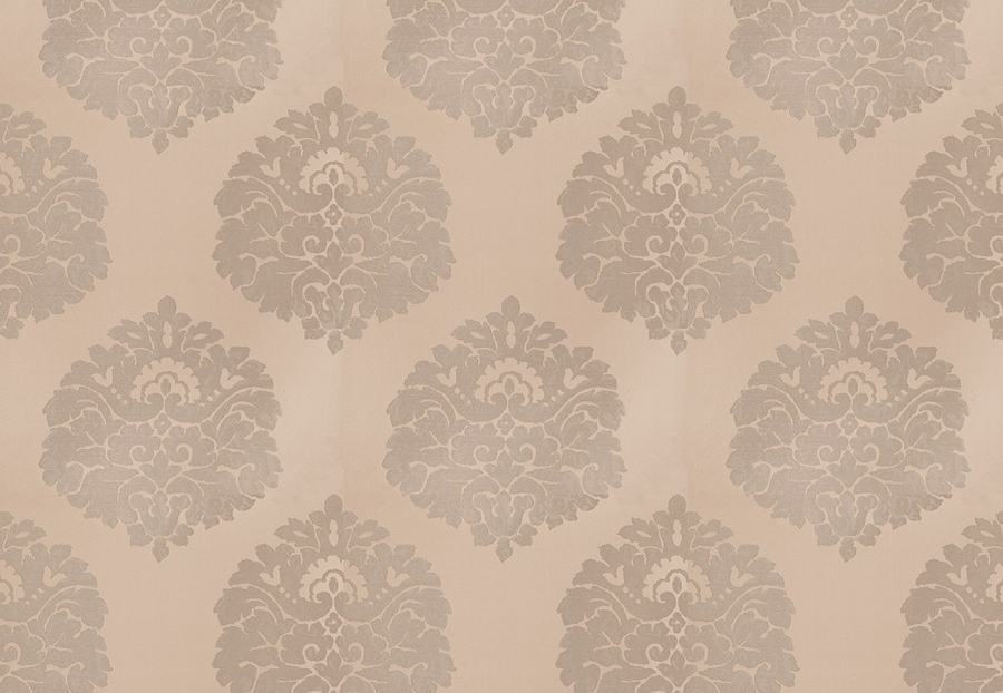 Ткань Stroheim Palace Silk Seaglass Fielding medallion/Pumice