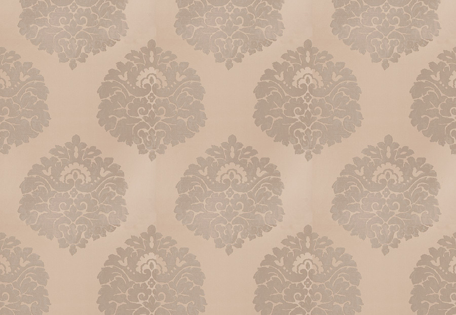 Ткань Stroheim Palace Silk Seaglass Fielding medallion/Pumice