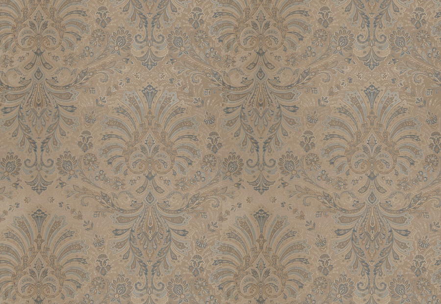 Ткань Stroheim Palace Silk Seaglass Calvert paisley/Azure