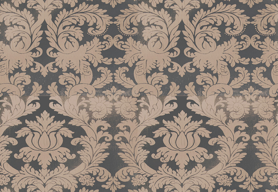 Ткань Stroheim Palace Silk Seaglass Pierrepont Damask/Azure