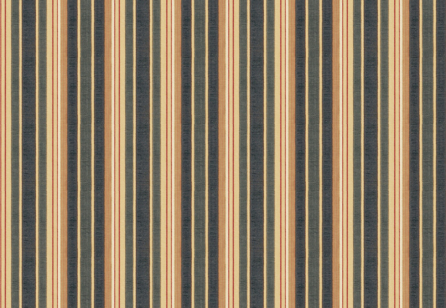 Ткань Stroheim Palace Silk Seaglass Fitzroy stripe/Azure