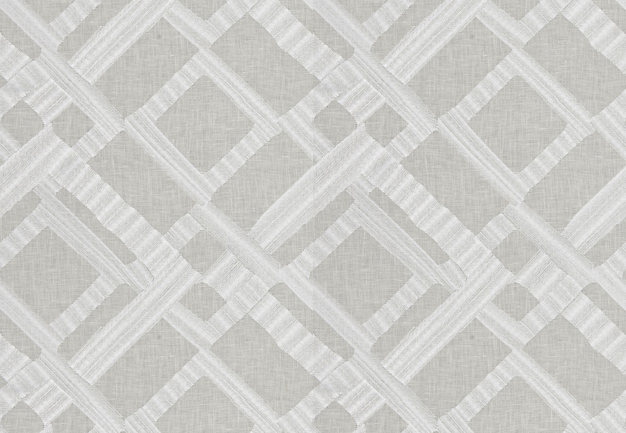 Ткань Stroheim Black And White Cederberg/Ivory