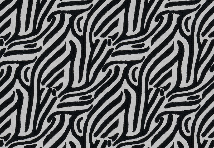 Ткань Stroheim Black And White Palapye/Zebra