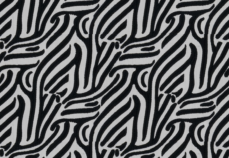 Ткань Stroheim Black And White Palapye/Zebra