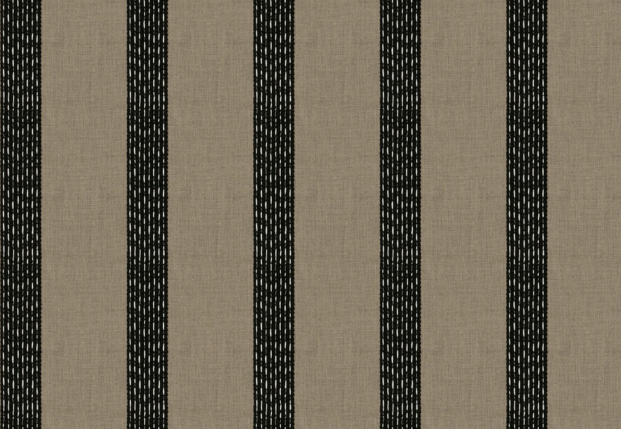 Ткань Stroheim Black And White Greyton stripe/Panther