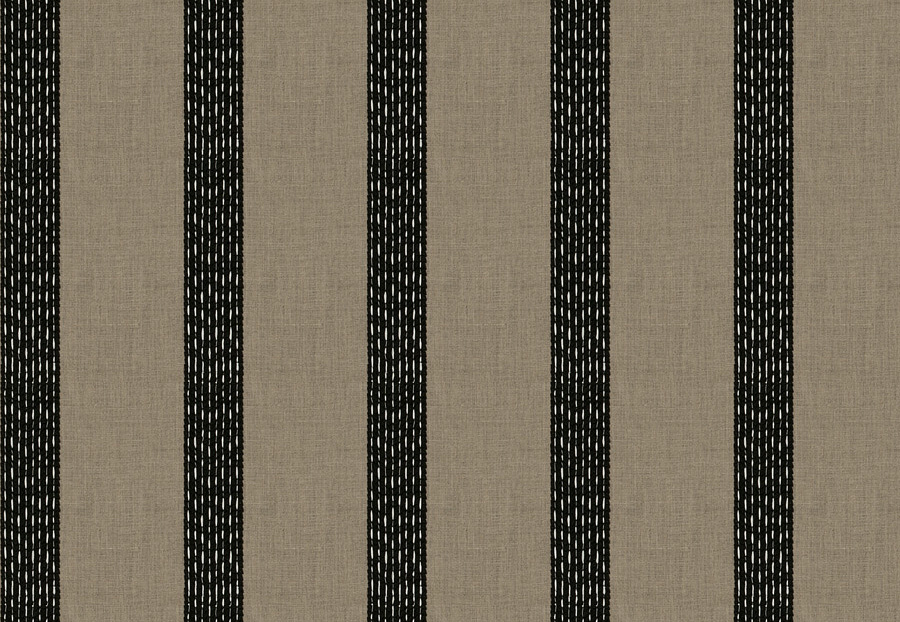 Ткань Stroheim Black And White Greyton stripe/Panther