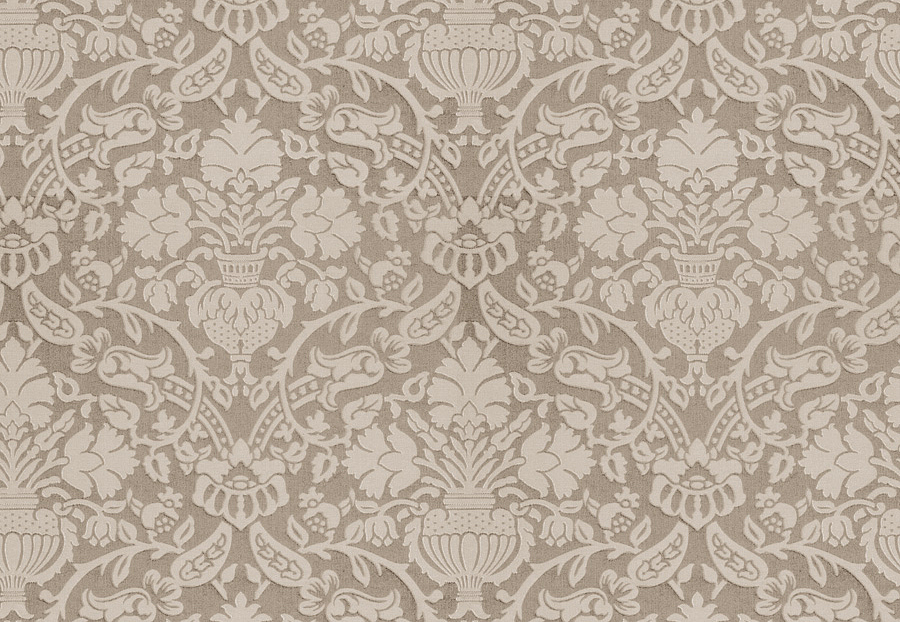 Ткань Stroheim Palace Silks Amber Glow Baring Damask/Platinum
