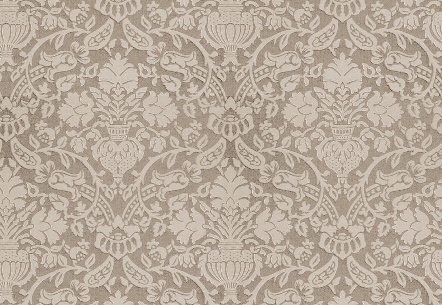 Ткань Stroheim Palace Silks Amber Glow Baring Damask/Platinum