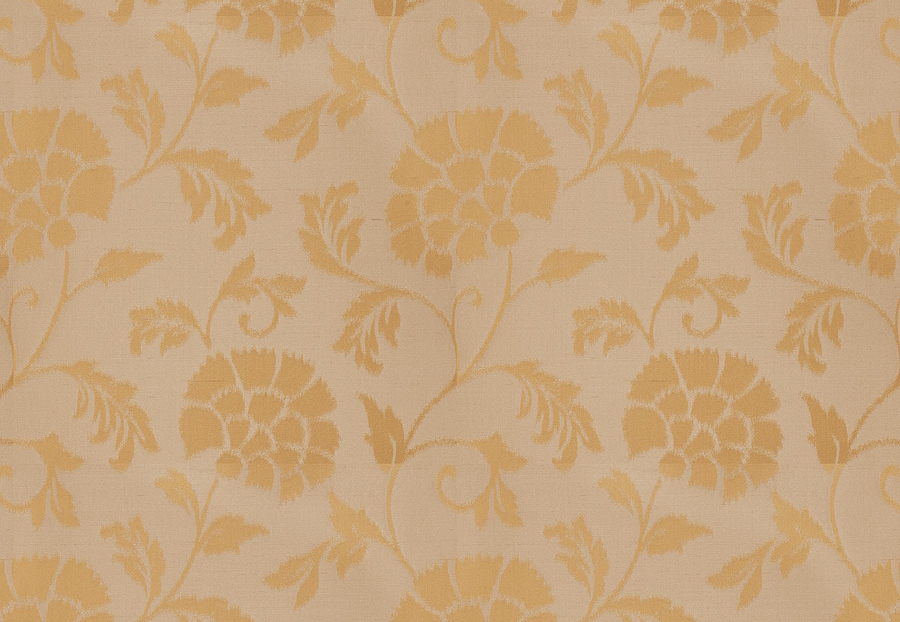 Ткань Stroheim Palace Silks Amber Glow Asquith trail/Gold leaf