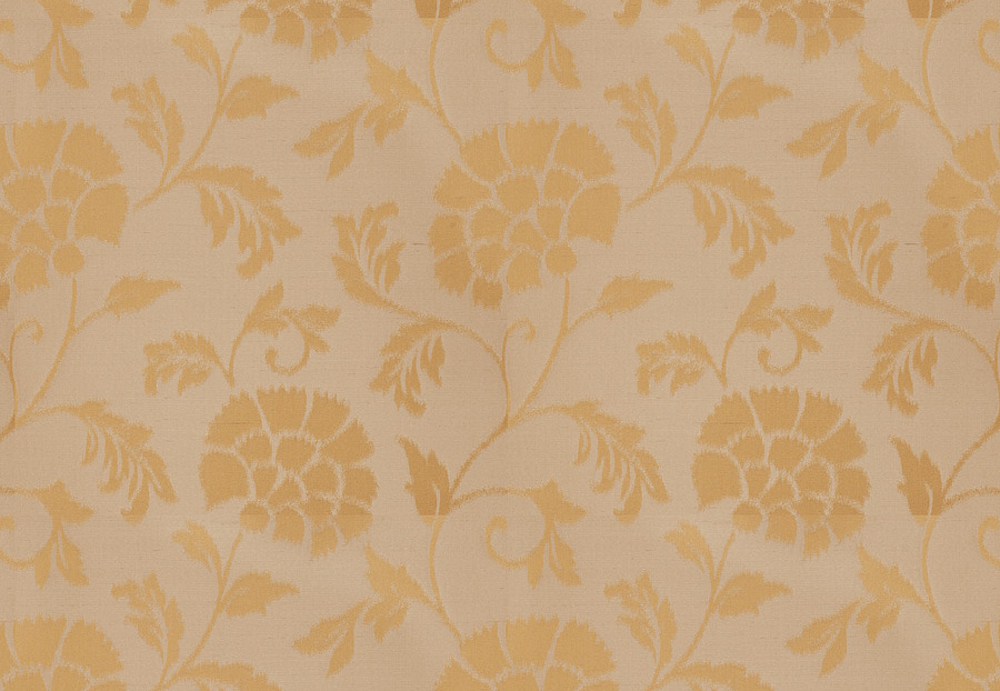 Ткань Stroheim Palace Silks Amber Glow Asquith trail/Gold leaf