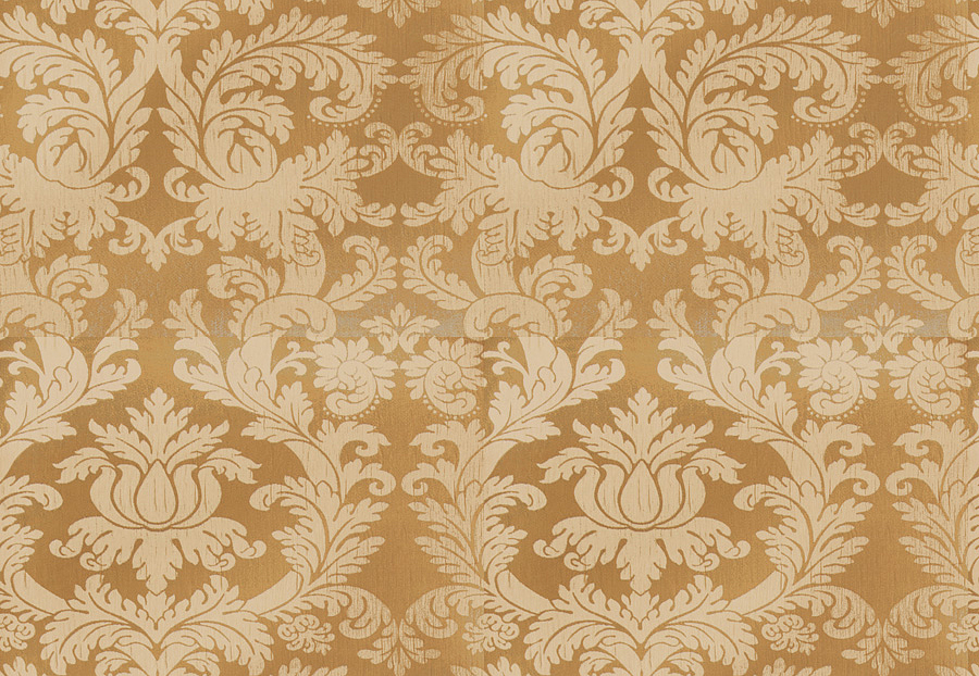 Ткань Stroheim Palace Silks Amber Glow Pierrepont Damask/Mustard seed