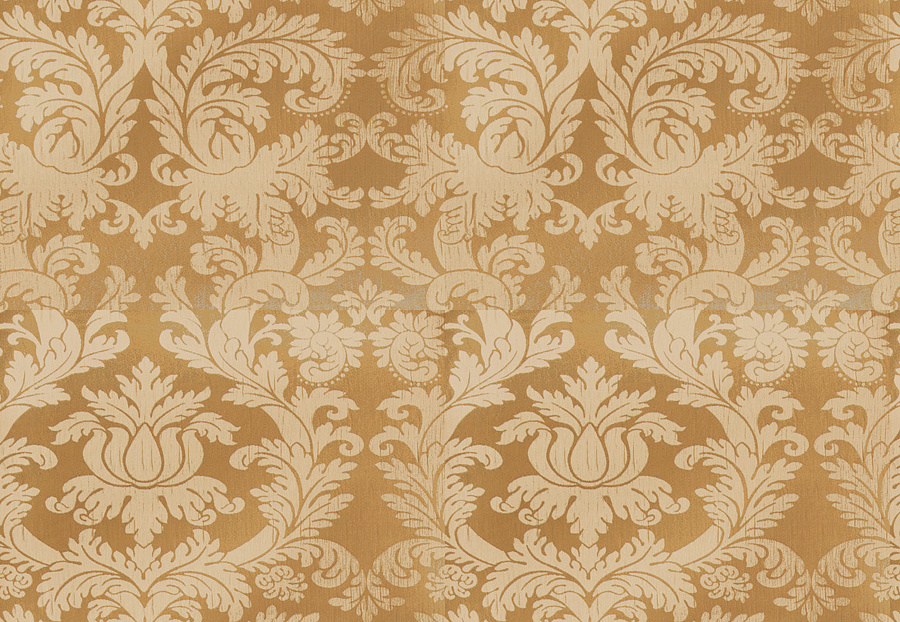 Ткань Stroheim Palace Silks Amber Glow Pierrepont Damask/Mustard seed