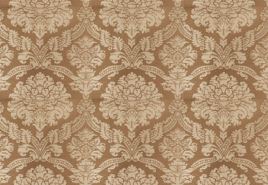 Ткань Stroheim Palace Silks Amber Glow Villiers Damask/Nude