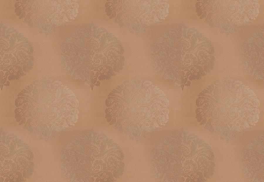 Ткань Stroheim Palace Silks Amber Glow Vane medallion/Nude
