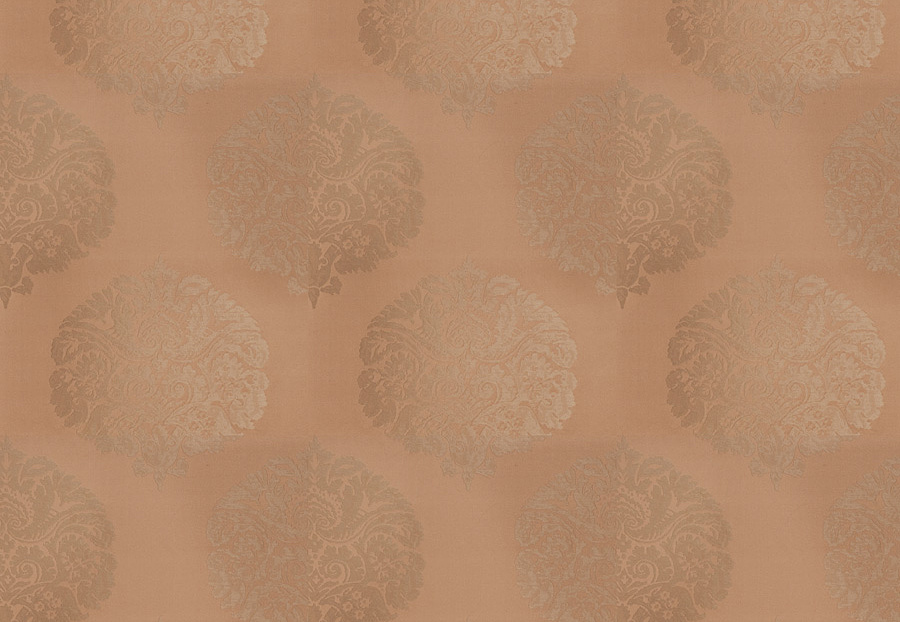 Ткань Stroheim Palace Silks Amber Glow Vane medallion/Nude