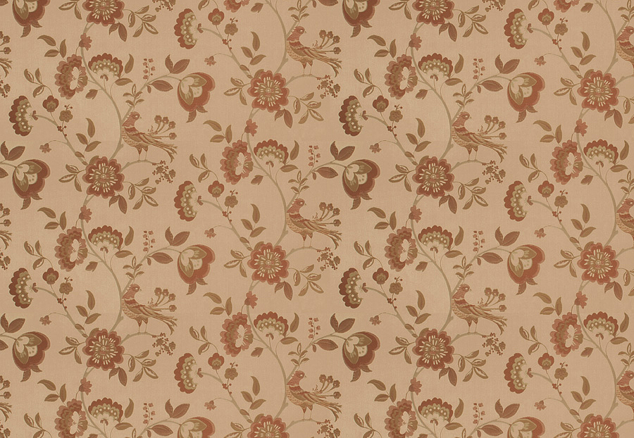 Ткань Stroheim Palace Silks Amber Glow Annesley/Currant