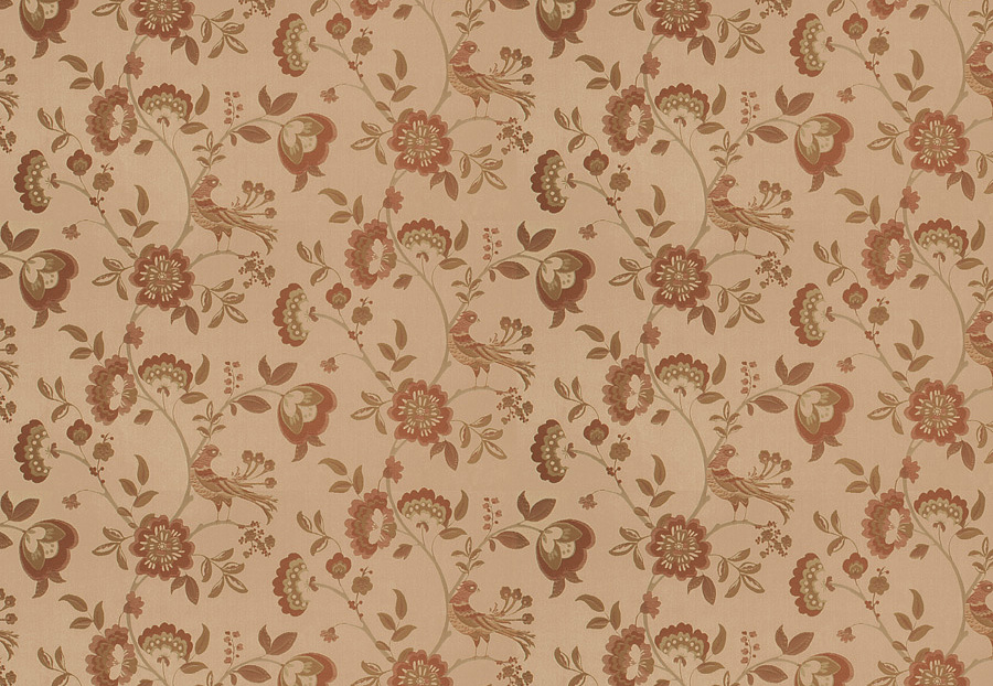 Ткань Stroheim Palace Silks Amber Glow Annesley/Currant
