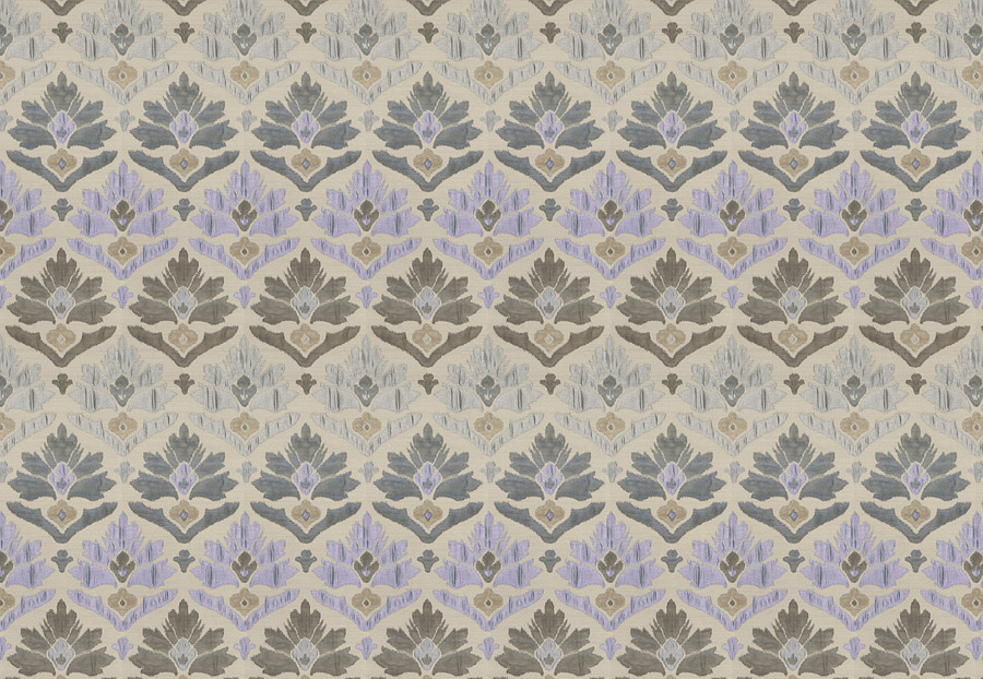 Ткань Stroheim Rhapsody Bluedream Gamba Damask/Delphinium