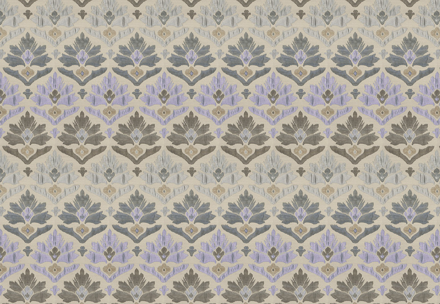 Ткань Stroheim Rhapsody Bluedream Gamba Damask/Delphinium