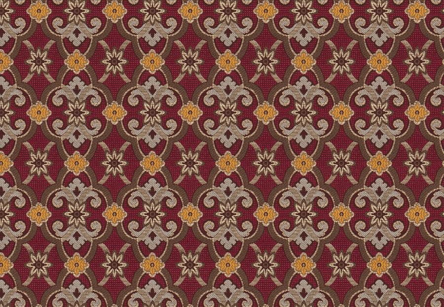 Ткань Stroheim Color Gallery Loganberry Rococo/Loganberry