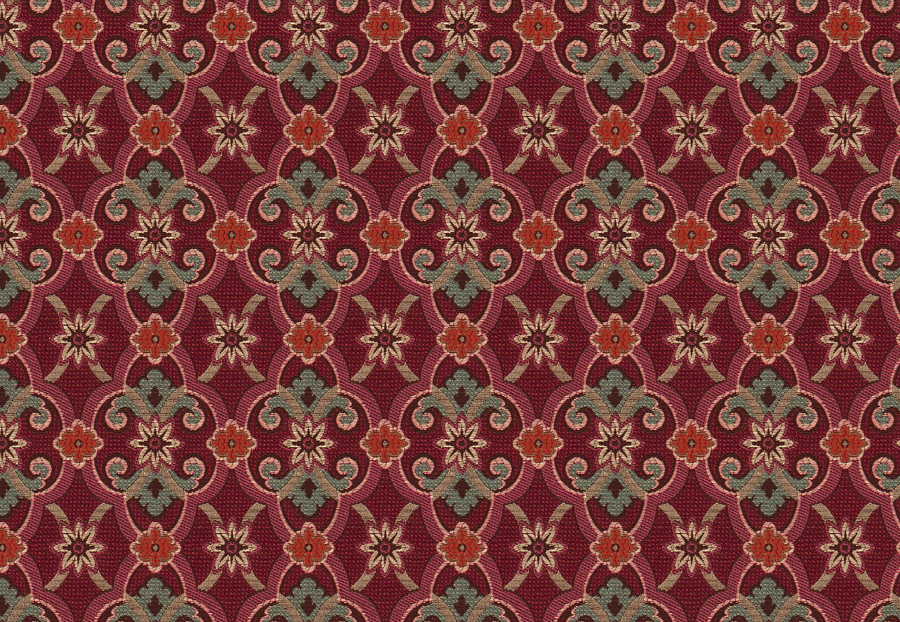 Ткань Stroheim Color Gallery Loganberry Rococo/Roseberry
