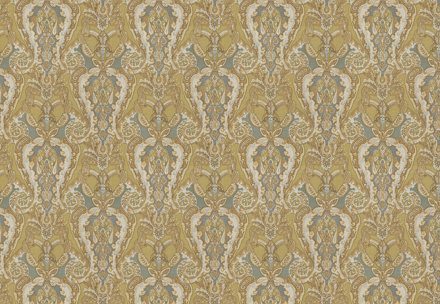 Ткань Stroheim Charles Faudree Prints Sebastian/Pear & aqua