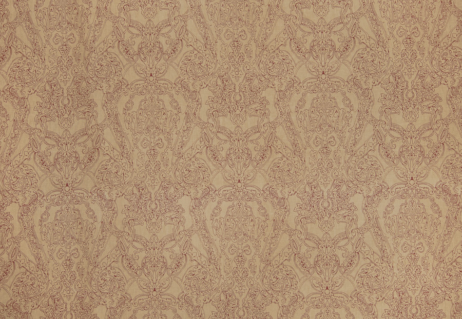 Ткань Stroheim Charles Faudree Prints Chattooga paisley/Red