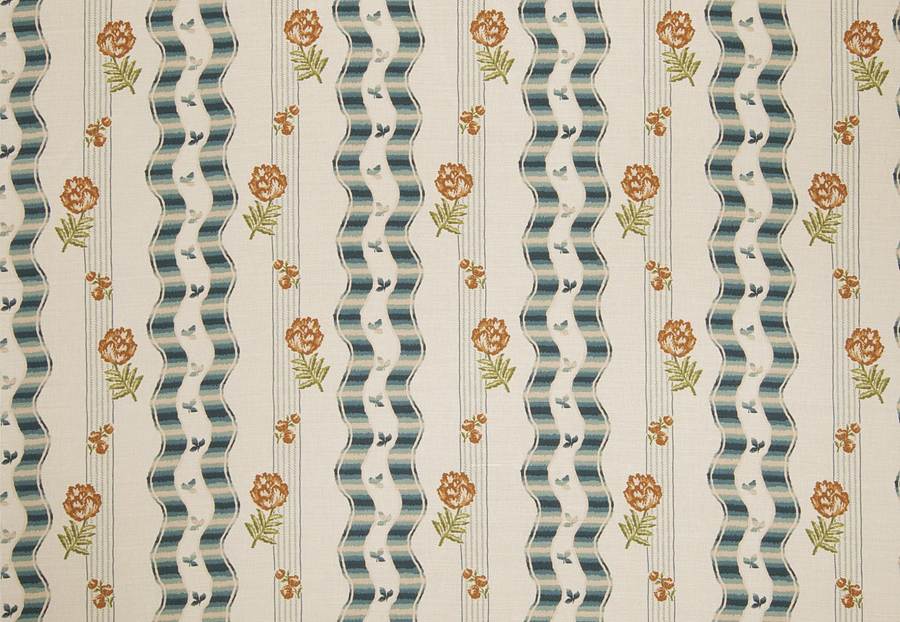 Ткань Stroheim Charles Faudree Prints Dauphine/Teal