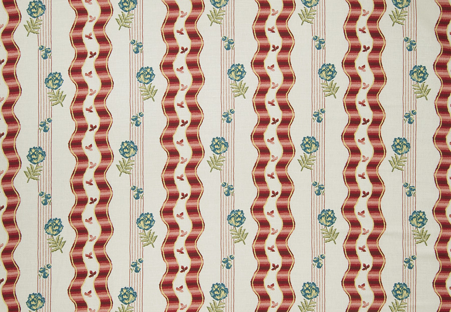 Ткань Stroheim Charles Faudree Prints Dauphine/Red