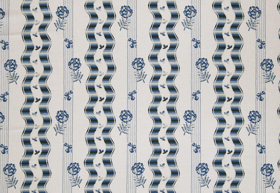 Ткань Stroheim Charles Faudree Prints Dauphine/China blue