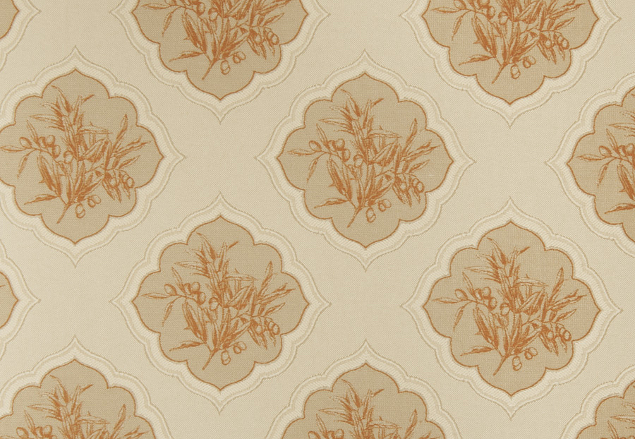Ткань Stroheim Color Gallery Pumpkin Olive grove/Pumpkin