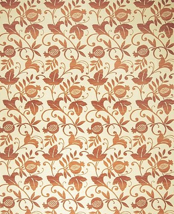 Ткань Stroheim Color Gallery Pumpkin Pinyin vine/Pumpkin