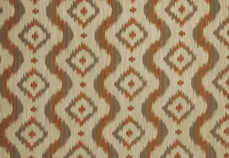 Ткань Stroheim Color Gallery Pumpkin Tapti ikat/Pumpkin