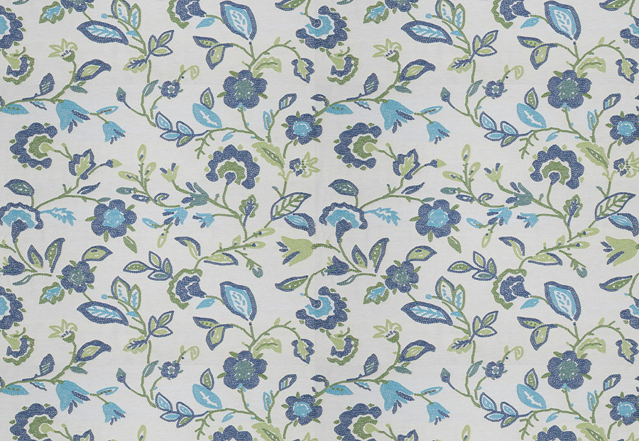 Ткань Stroheim Dana Gibson Blue Green Irwin/Cobalt
