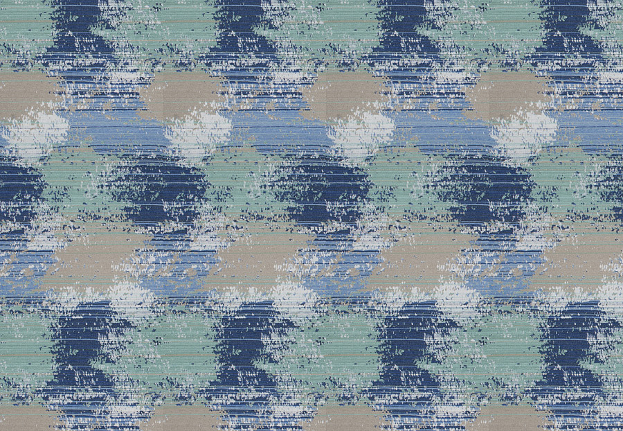 Ткань Stroheim Dana Gibson Blue Green Schnabel/Cobalt