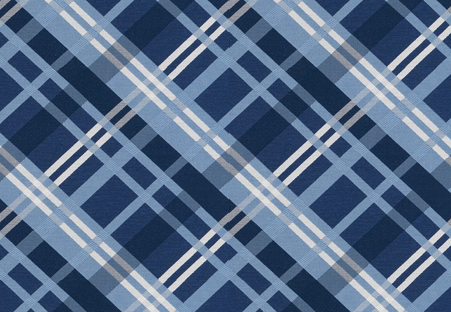 Ткань Stroheim Dana Gibson Blue Green St. Andrews/Blue