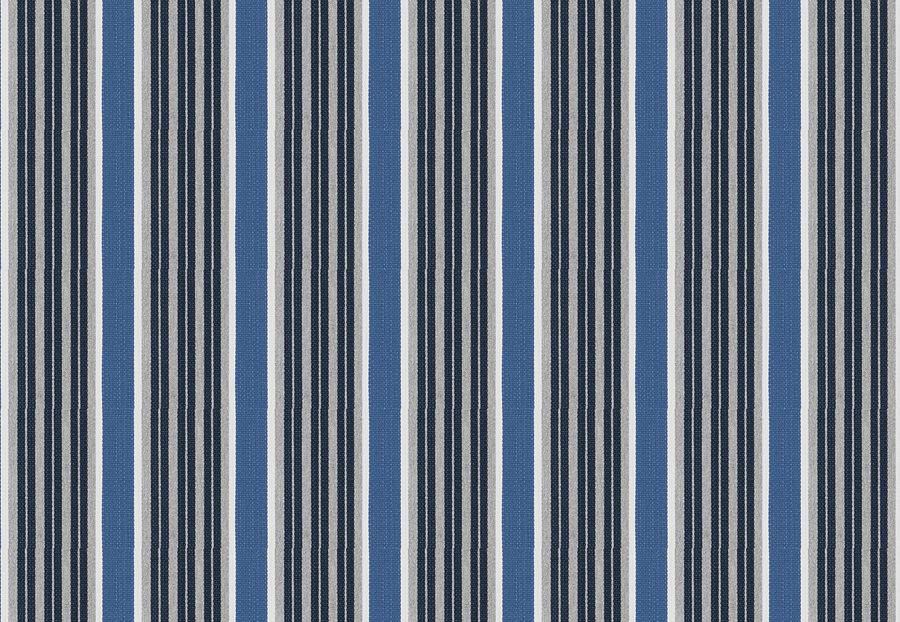 Ткань Stroheim Dana Gibson Blue Green Espadrille stripe/Blue