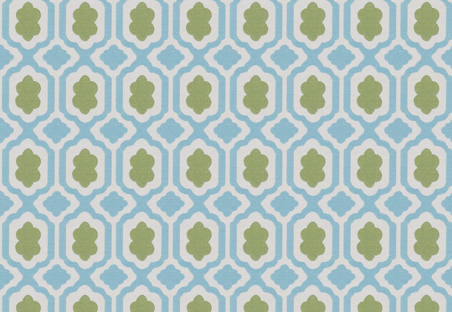 Ткань Stroheim Dana Gibson Blue Green De Wolf/Apple