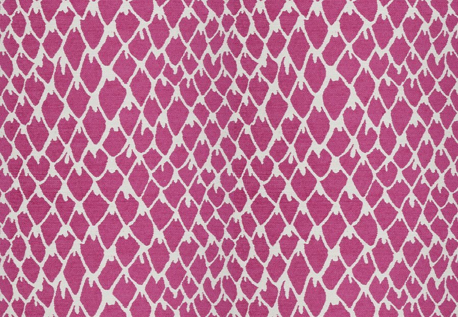 Ткань Stroheim Dana Gibson Coral Pink Guinea/Fuchsia