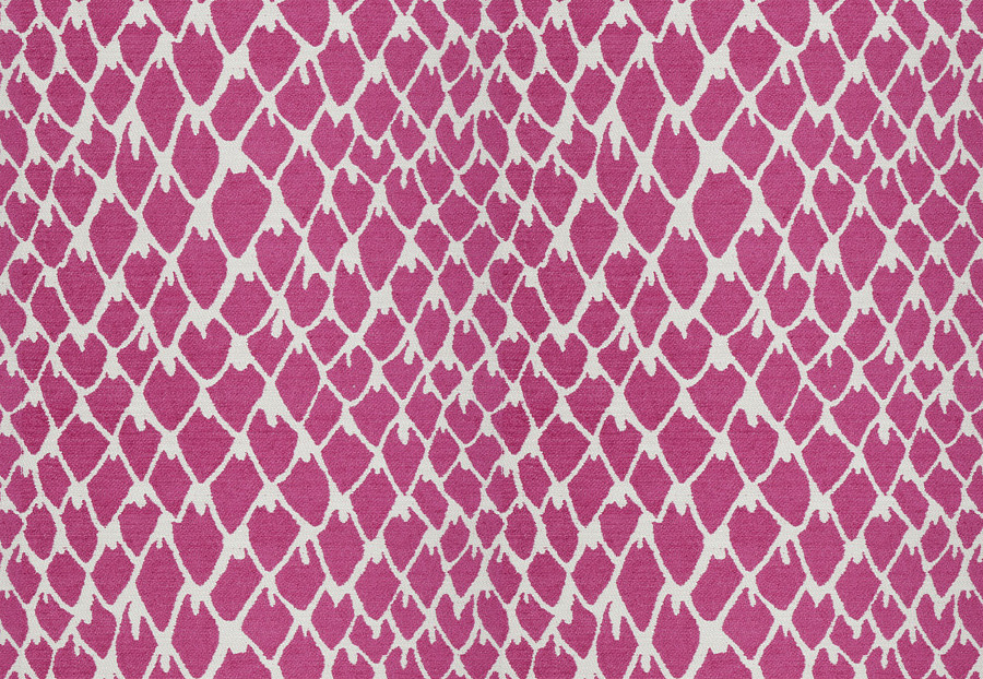 Ткань Stroheim Dana Gibson Coral Pink Guinea/Fuchsia