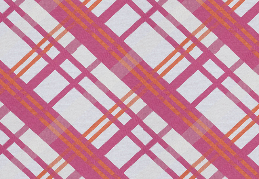 Ткань Stroheim Dana Gibson Coral Pink St. Andrews/Fuchsia
