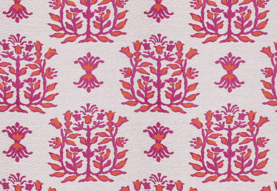 Ткань Stroheim Dana Gibson Coral Pink Jaipur/Fuchsia