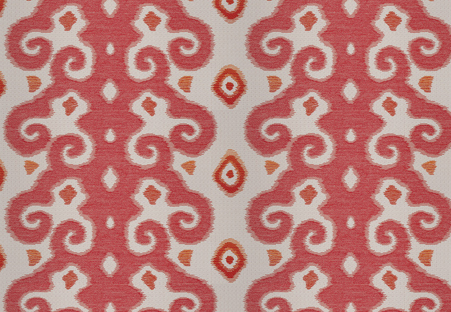 Ткань Stroheim Dana Gibson Coral Pink Bhutan/Persimmon