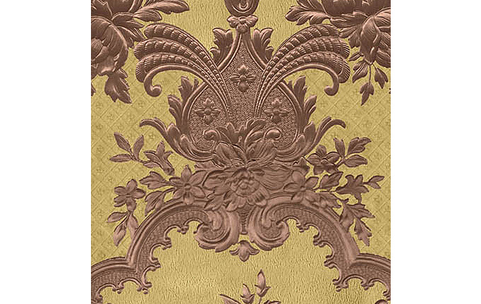 Французские обои Zuber, коллекция Park avenue, артикул 464/Puce/Ocre