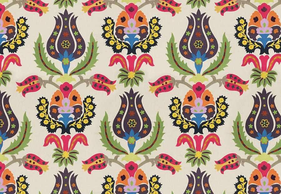 Ткань Fabricut Iris Apfel TulipSuzani/Garden