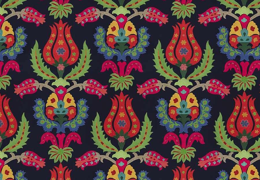 Ткань Fabricut Iris Apfel TulipSuzani/Jewel