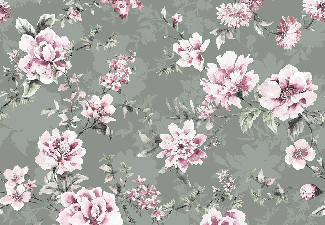 Ткань Marufabrics Collection 1 Blossom/Green