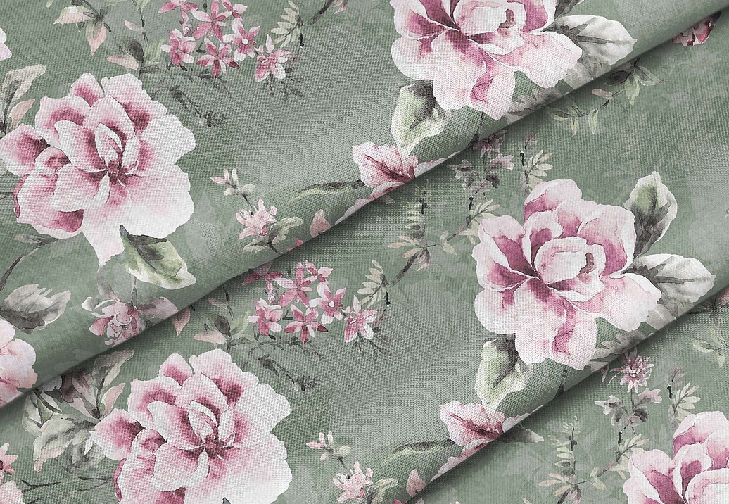 Ткань Marufabrics Collection 1 Blossom/Green