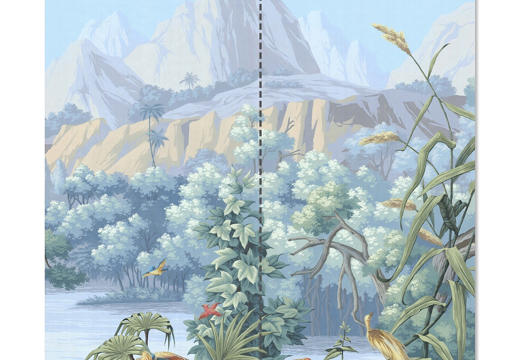 Обои Paul Montgomery Studio Fine Painted Wallpapers Bresil